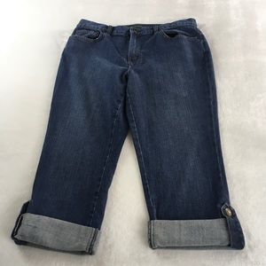 Lauren Jeans Ralph Lauren Capri Cuffed Size 8
